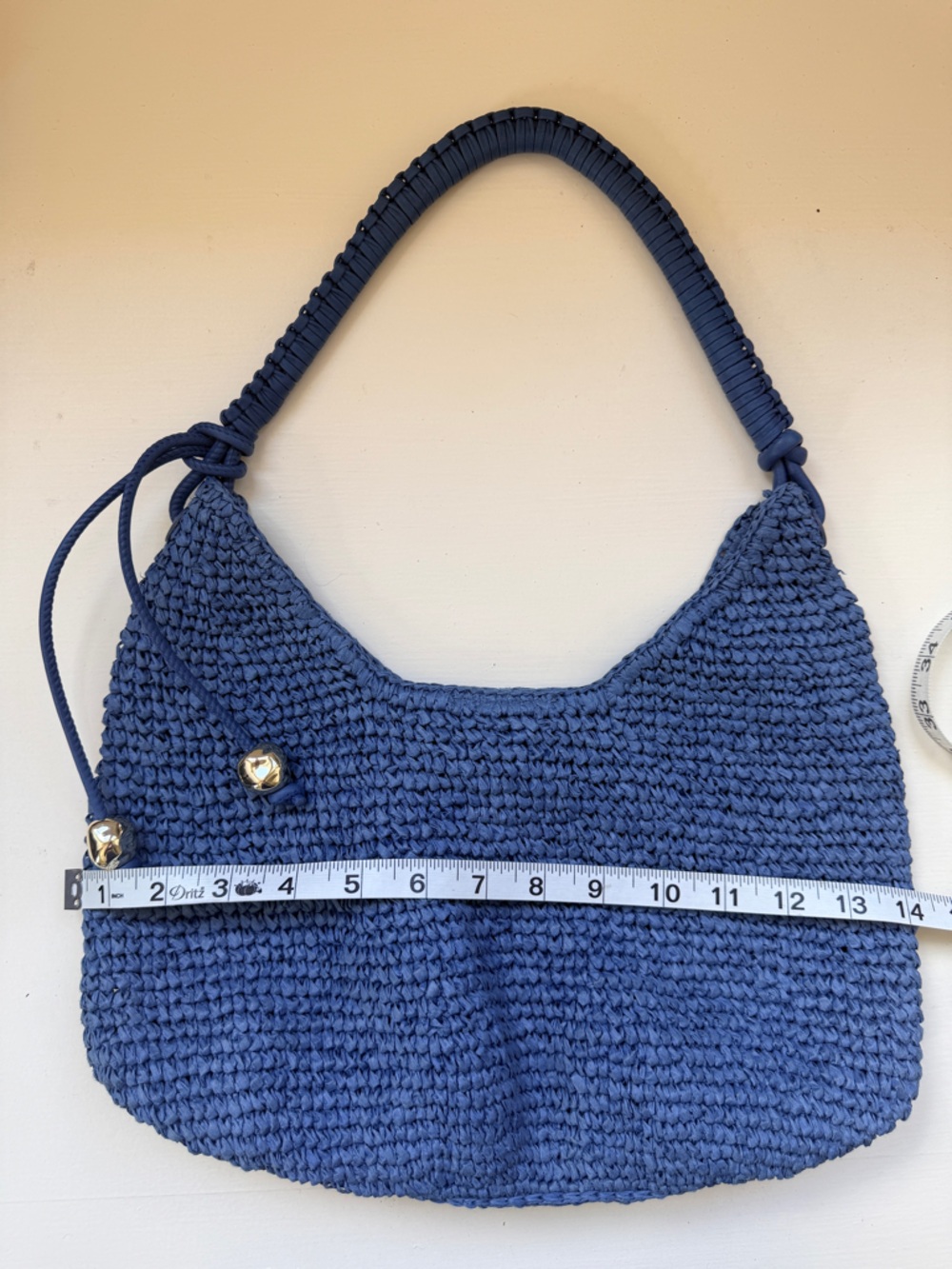 Madewell Blue Woven Shoulder Bag - Picture 5 of 8